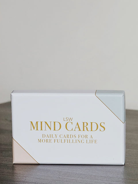 Mind Cards: Daily Wellbeing Cards, Self Care, Mindfulness