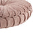 PLEATED POLY CHENILLE ROUND FLOOR PILLOW