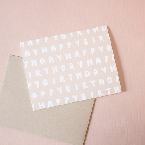 Simple Happy Birthday Card - Magnolia Studio & Co