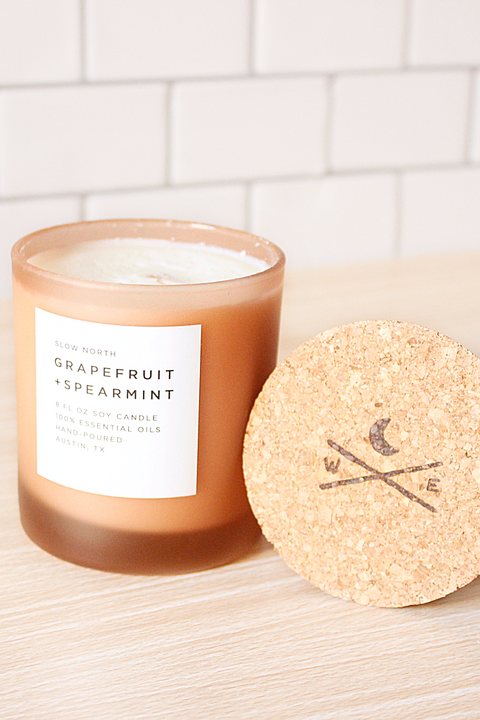 Grapefruit + Spearmint Candle - Magnolia Studio & Co