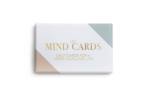 Mind Cards: Daily Wellbeing Cards, Self Care, Mindfulness