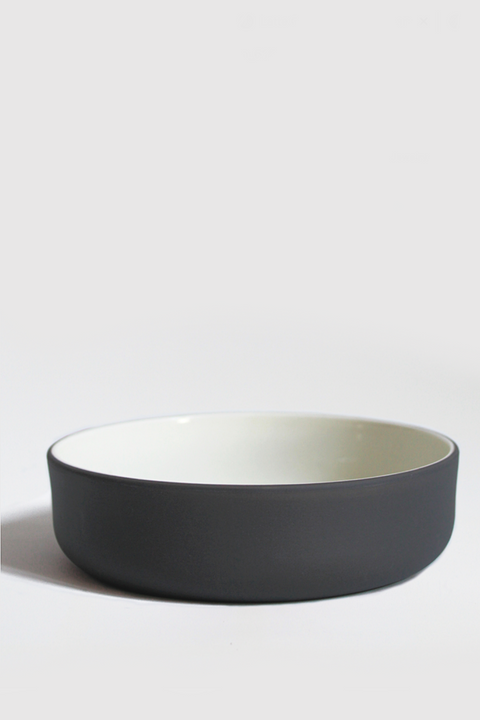Dark Grey Ceramic Bowl - Set of 2 - Magnolia Studio & Co