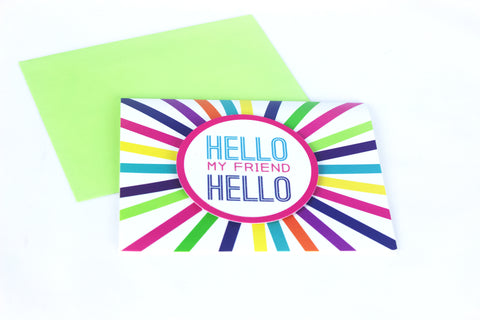 Hello Friend Greeting Card - Magnolia Studio & Co