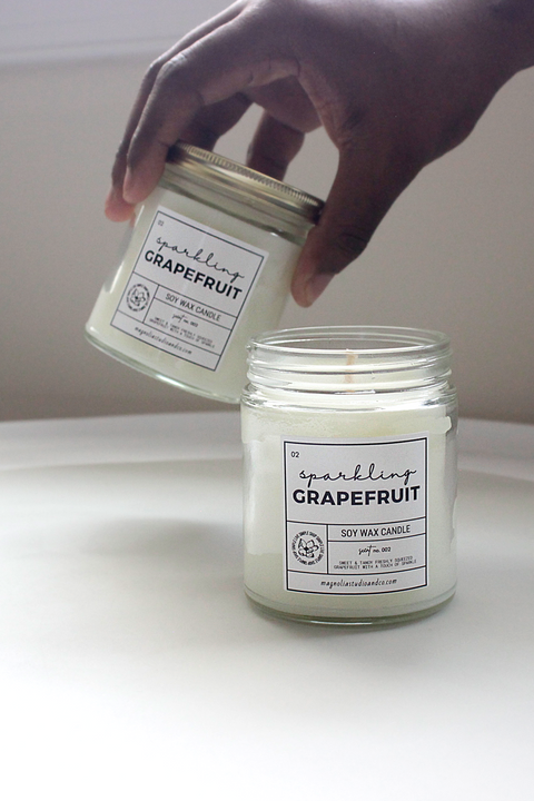 SPARKLING GRAPEFRUIT SOY WAX CANDLE